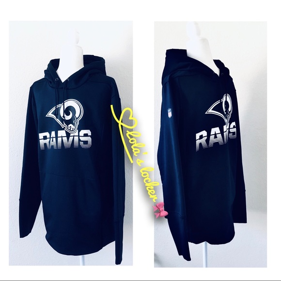 Nike Los Angeles Rams NFL Logo Hoodie Sweater - Picture 2 of 8